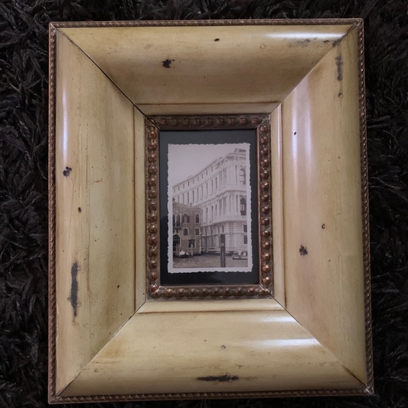 2 piece set NEVER USED!  Antique Wood Frame “Country Cottage” - Picture 6 of 6